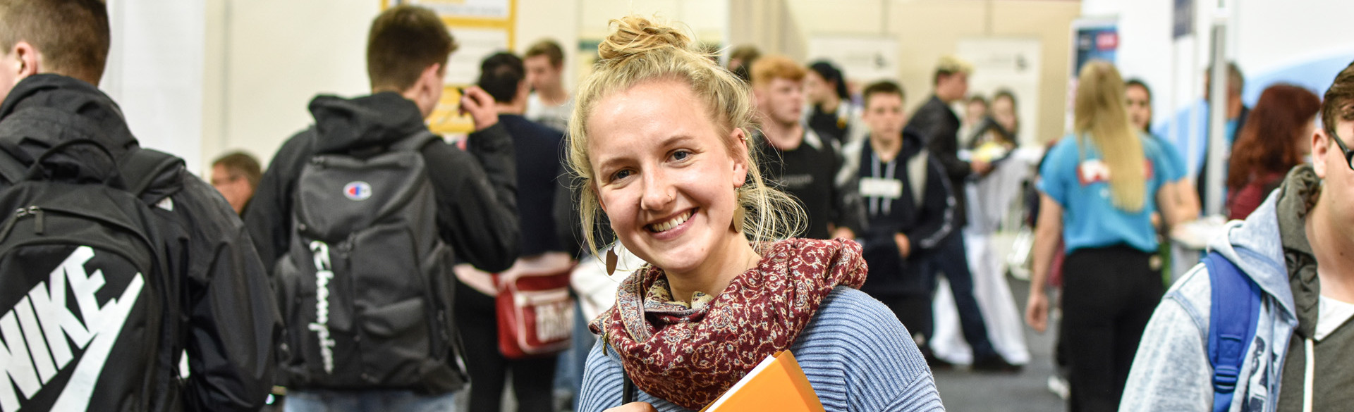 Bild einer Messebesucherin Bild einer Messebesucherin