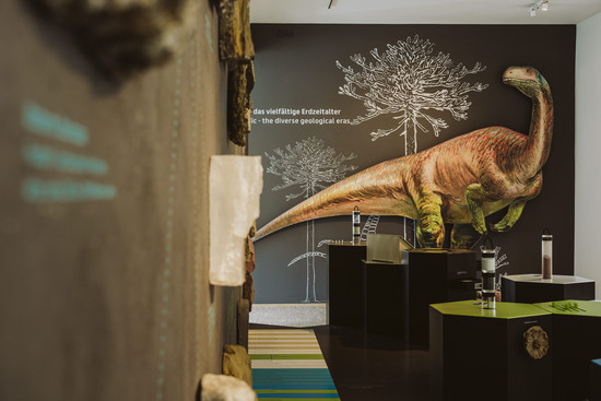 Raumansicht mit Plateosaurus, © Städtische Museen Heilbronn