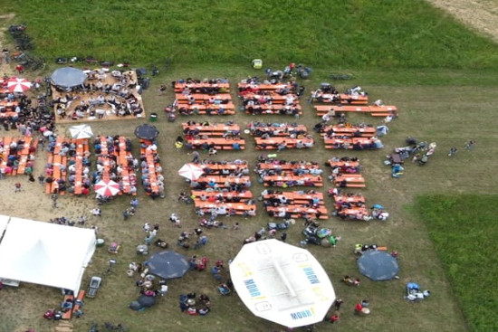 Unser Festplatz im Wald an der B39 zwischen Kirchhausen und Fürfeld, © Musikverein Heilbronn-Kirchhausen e.V.