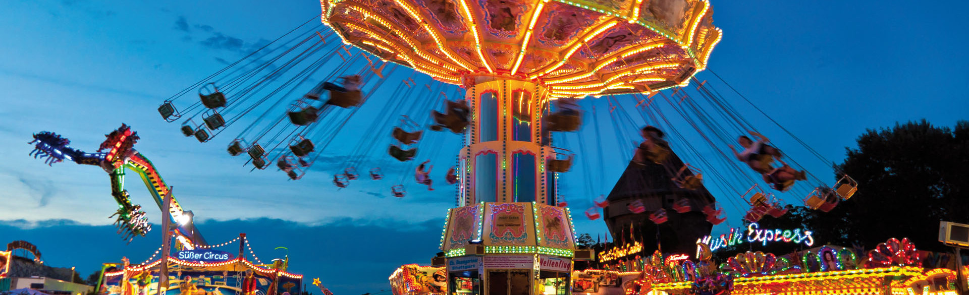 Kettenkarusell auf dem Heilbronner Volksfest