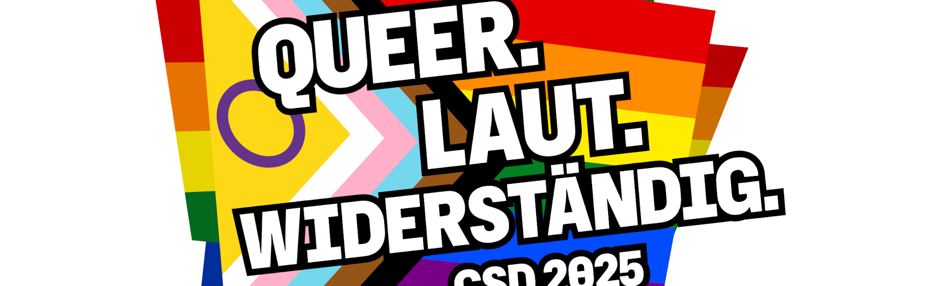 Motto Logo des diesjährigen CSD.
