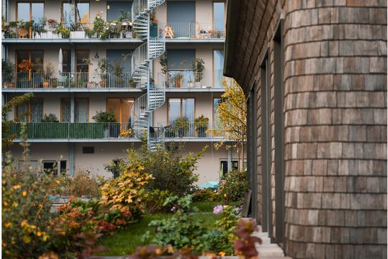 Neckarbogen Heilbronn Hausdetail