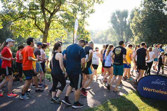 Start des Wertwiesen parkruns, © Wertwiesen parkrun