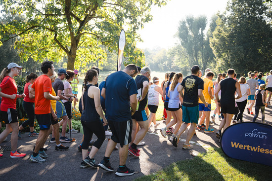Start des Wertwiesen parkruns, © Wertwiesen parkrun