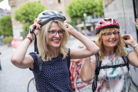 Stadtführung Gruppe Fahrrad