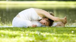 Yoga im Garten