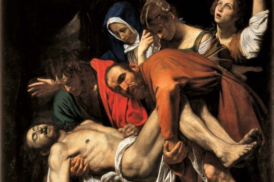 Caravaggio, Grablegung Christi, © Dr. Martina Kitzing-Bretz