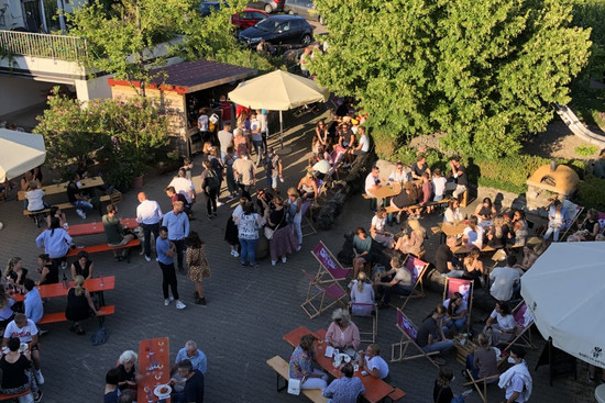 Wein, unterhalb des Heilbronner Wartbergs bei AfterWork mit Viola, © Albrecht