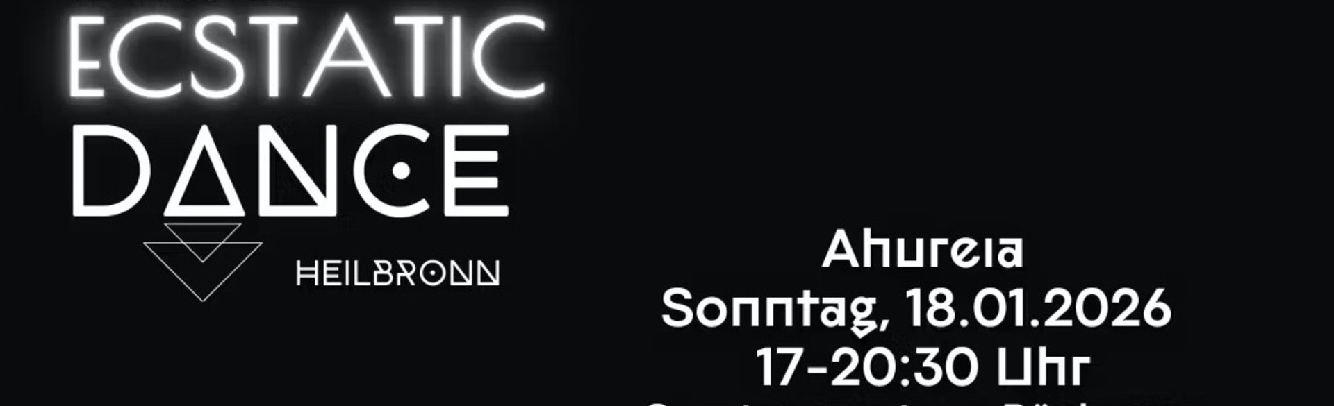 Plakat zur Veranstaltung Ecstatic Dance