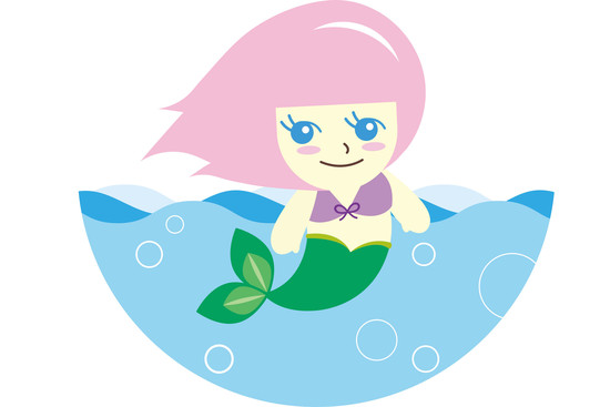 Bild einer Meerjungfrau