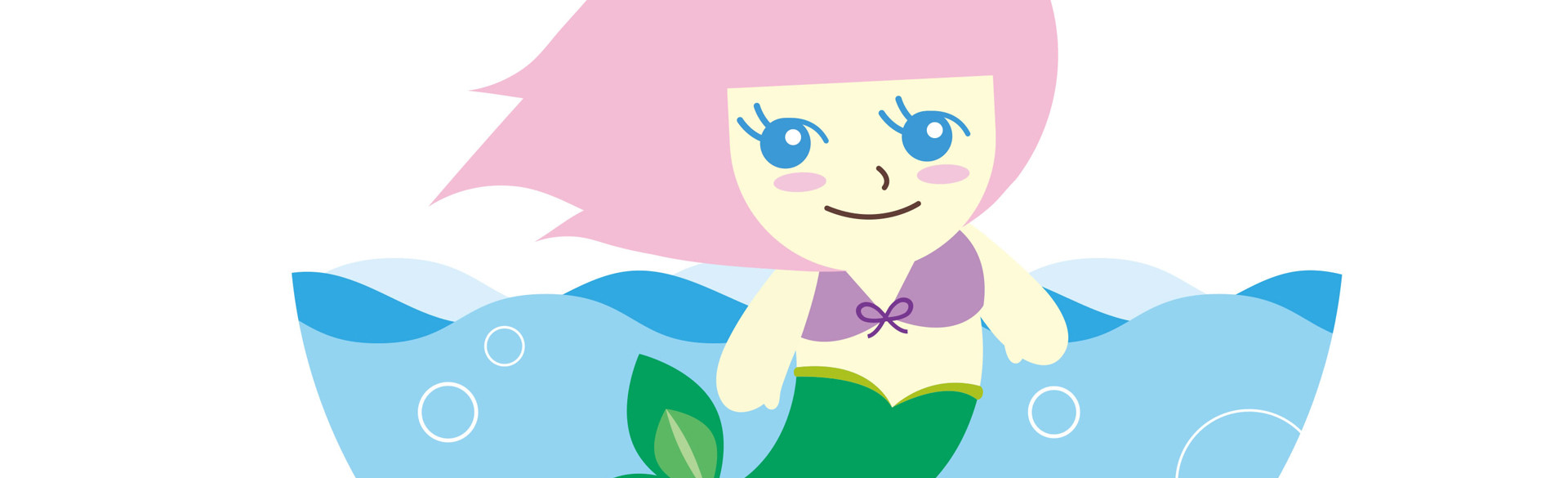 Bild einer Meerjungfrau Bild einer Meerjungfrau