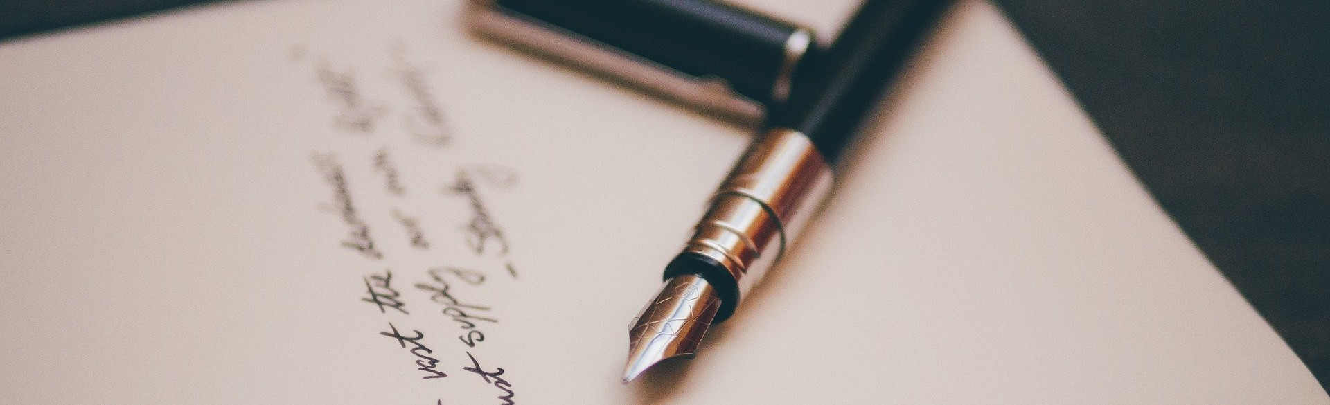 Papier und Stift