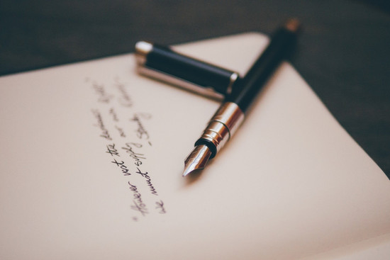 Papier und Stift