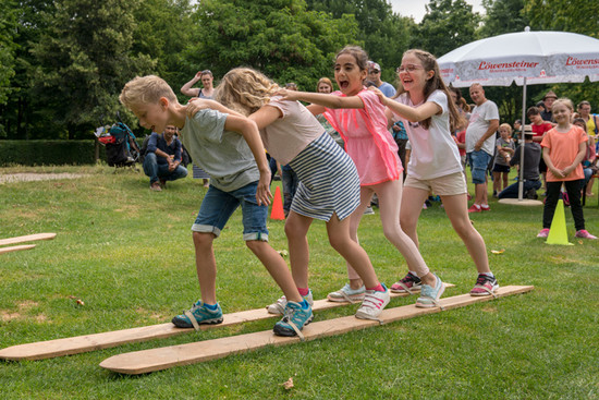 Spielstation auf dem Heilbronner Kinderfest