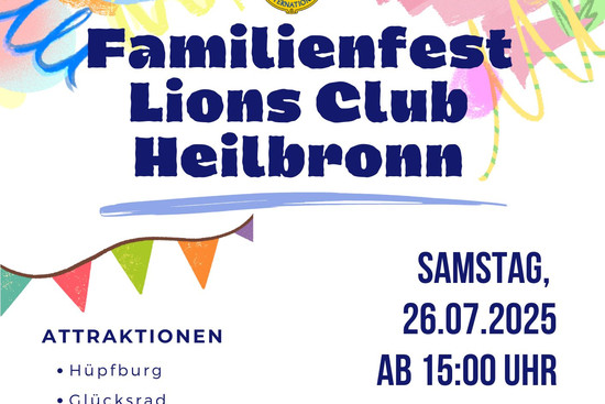 Plakat, © Lions Club Heilbronn