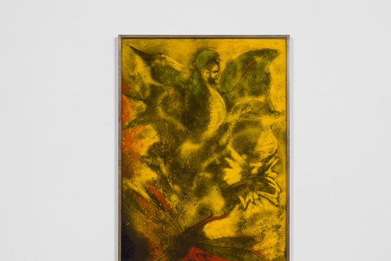 Bettina Scholz, Launen des Merkur, 130 x 90 cm, Atelieransicht, © Bettina Scholz