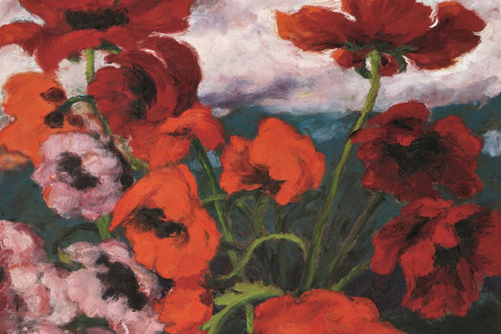 Großer Mohn, © Emil Nolde , 1942